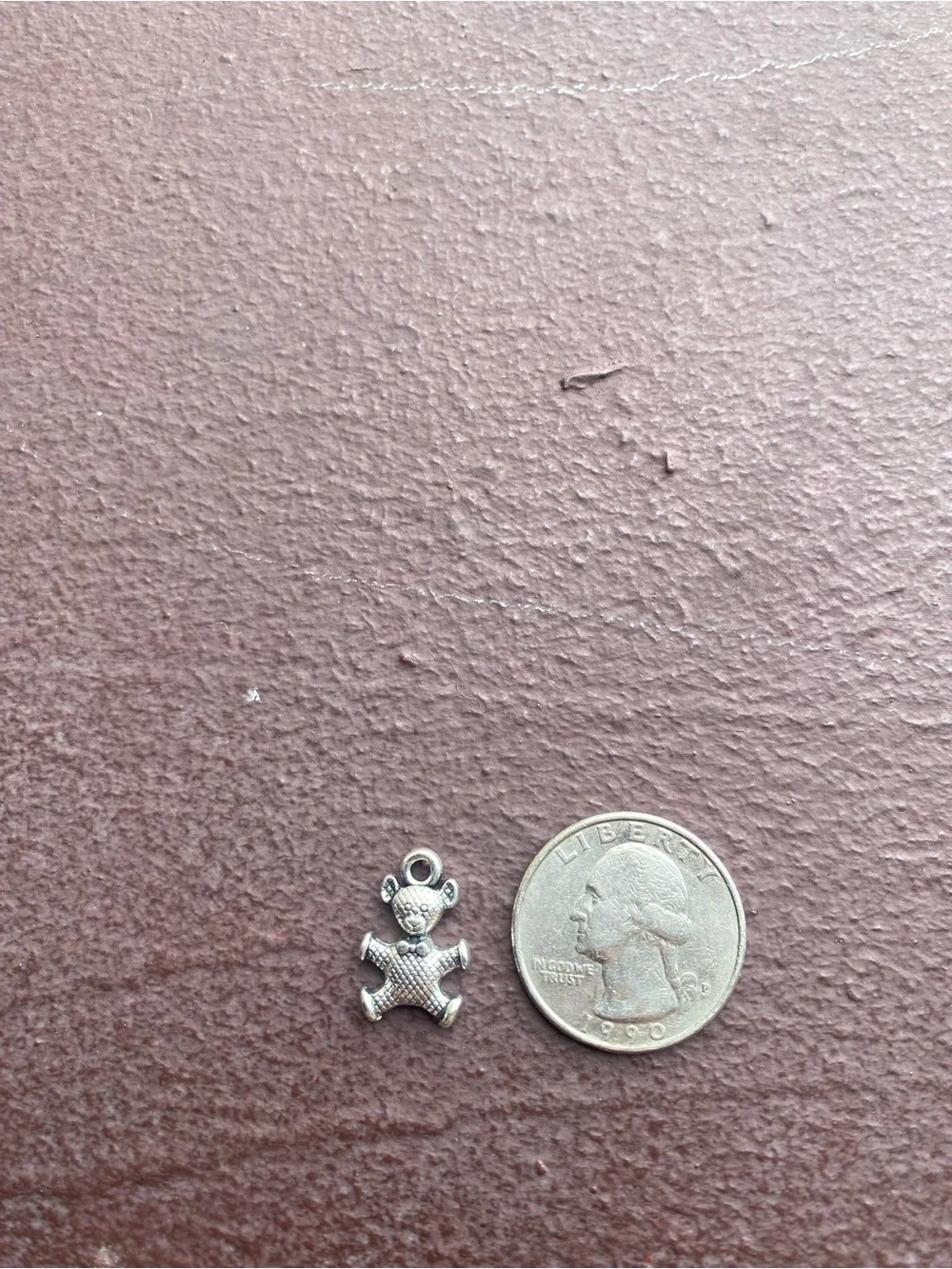 6 Piece Tibetan Silver Teddy Bear Charms / Pendants for DIY Jewelry Making